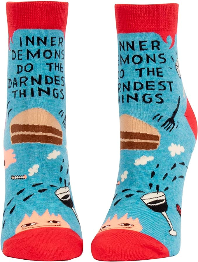 Women's Ankle Socks - Inner Demons do the Darndest Things - Shelburne Country Store