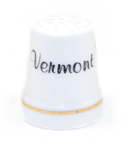 Vermont Ceramic Thimble - - Shelburne Country Store