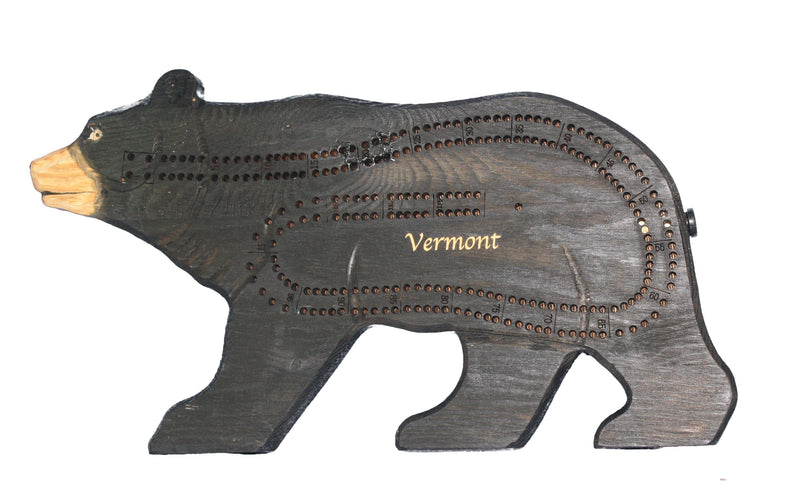 3D Bear Cribbage Board - Shelburne Country Store