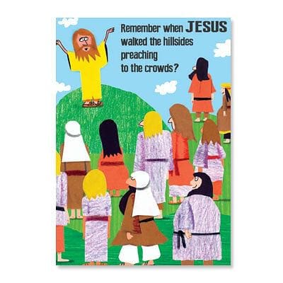 Jesus Walked Hillsides Birthday Card - Shelburne Country Store