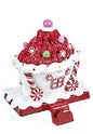 Red and White Candy Train Stocking Hanger - - Shelburne Country Store