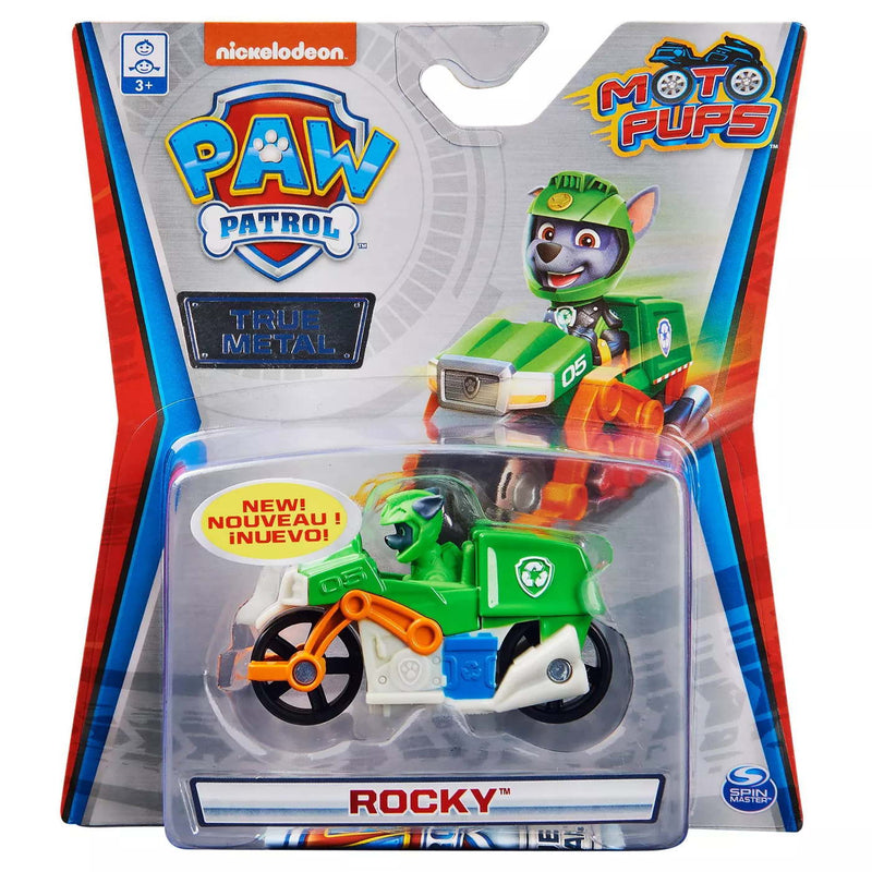 Paw Patrol Metal Die-Cast Vehicle -  Moto Pups - Rocky - Shelburne Country Store