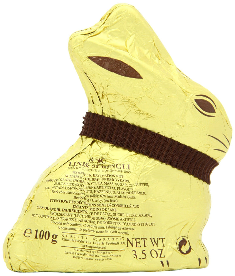 Lindt Gold Dark Bunny 3.5 oz - Shelburne Country Store