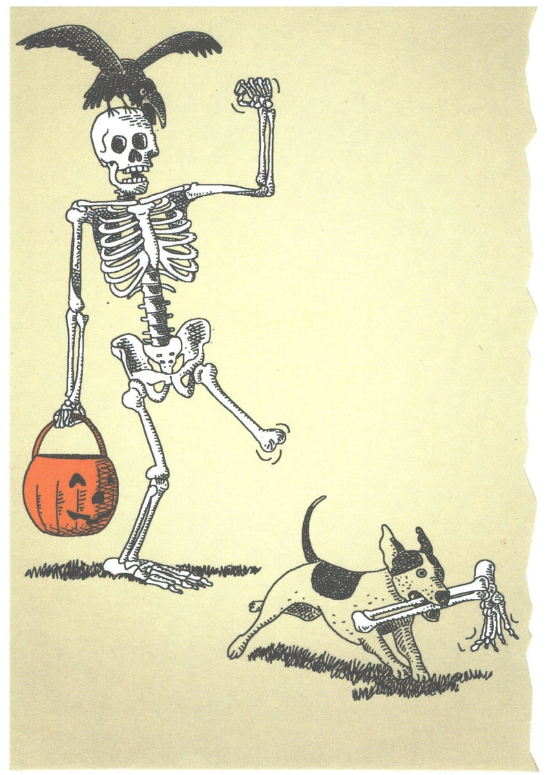 Bad to the Bone Halloween Card - Shelburne Country Store