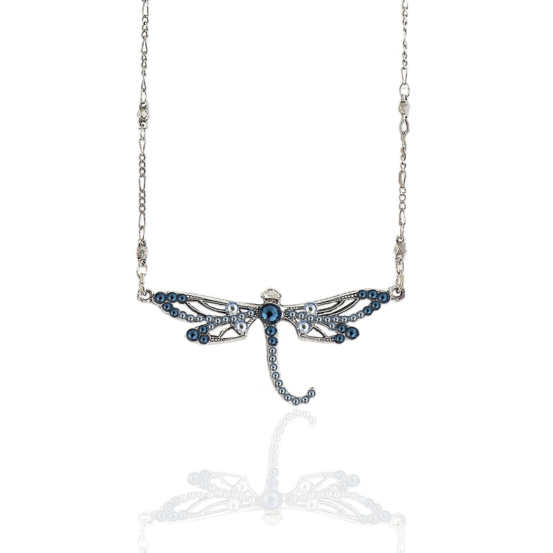 Twlya Crystal Dragonfly Necklace - Shelburne Country Store