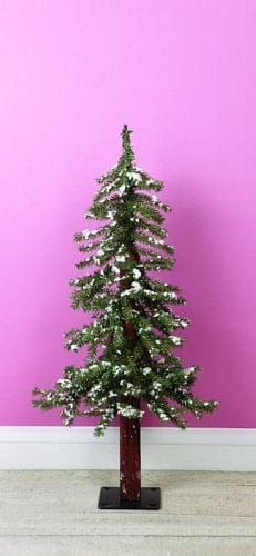 4' Alpine Tree With Snow - Shelburne Country Store