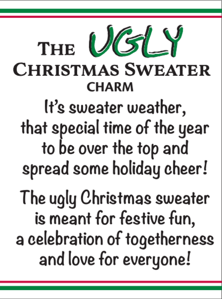 The Ugly Christmas Sweater Charm - Shelburne Country Store