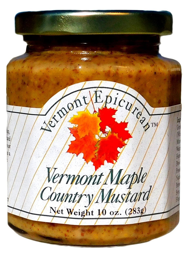 Vermont Epicurean Maple Country Mustard - 10 Ounce - Shelburne Country Store