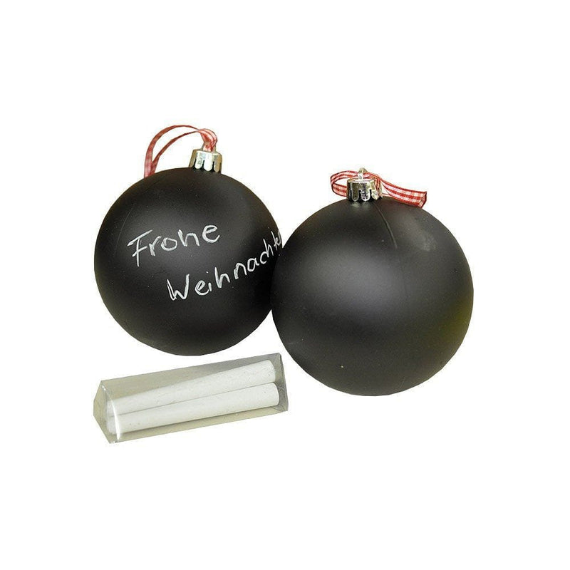 Black Ornament with Chalk Ornament - Shelburne Country Store