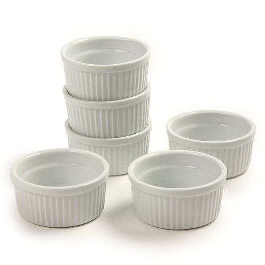 Ramekin White Porcelain - 4 oz Set of 6 - Shelburne Country Store