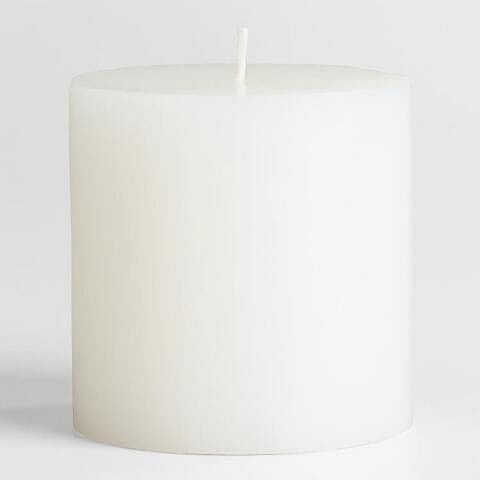 White Pillar Candle - Gardenia Scent - - Shelburne Country Store