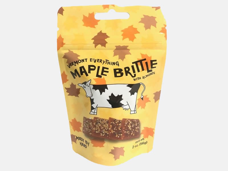 Vermont Everything Maple Brittle With Almonds - 2oz - Shelburne Country Store