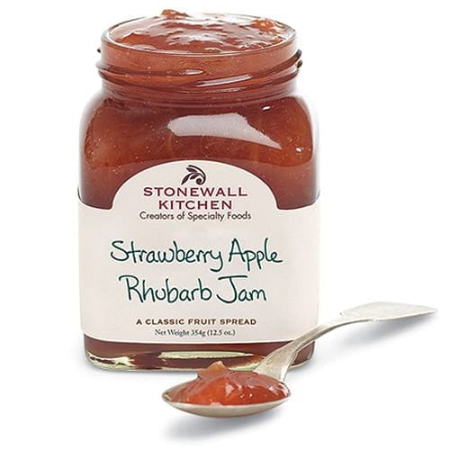 Stonewall Kitchen Strawberry Apple Rhubarb Jam   - 12.5 oz jar - Shelburne Country Store