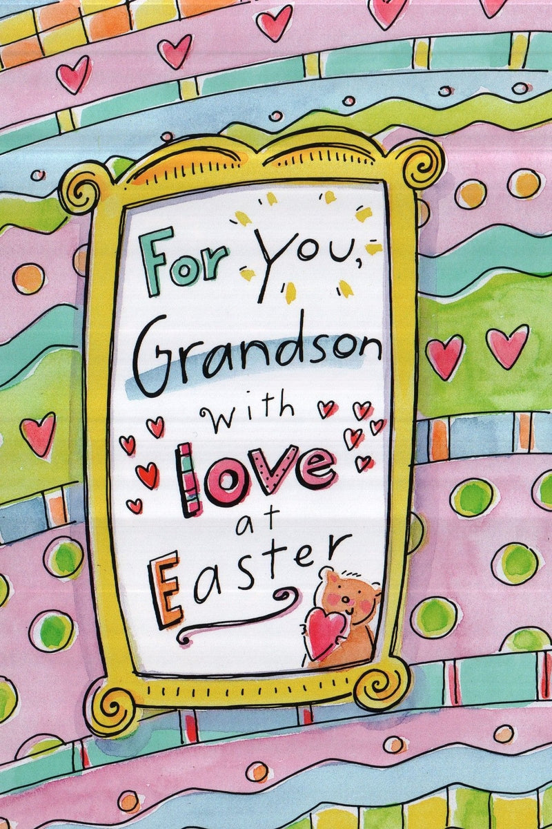 Grandson with love Easter Card - Shelburne Country Store