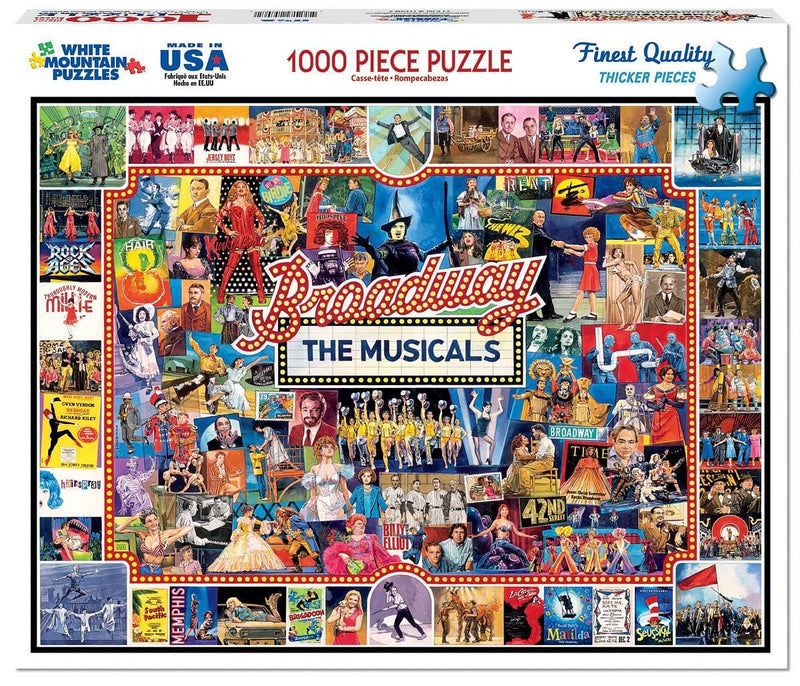Broadway The Musicals - 1000 Piece Jigsaw Puzzle - Shelburne Country Store