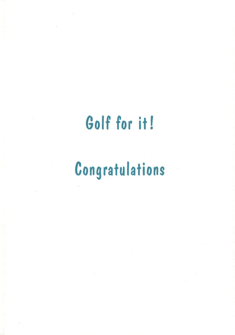 Golfer - Leaning Towards RetirementGreeting Card - Shelburne Country Store