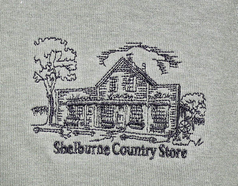 Shelburne Country Store Embroidered T-Shirt - Military Green X-Large - Shelburne Country Store