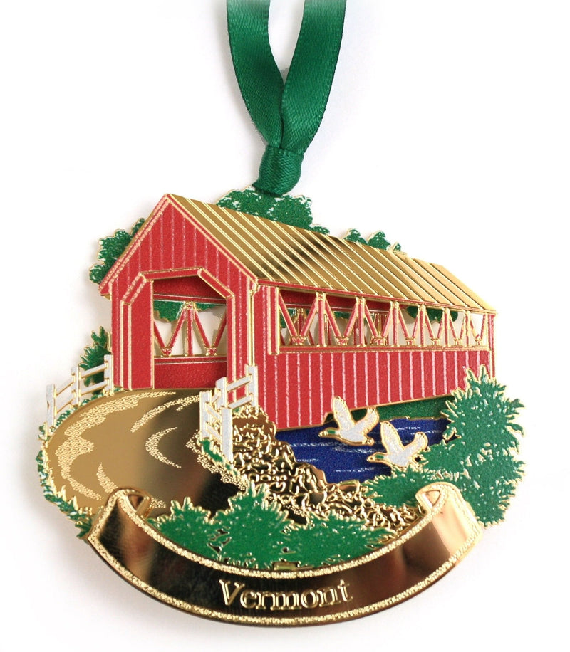 Vermont Covered Bridge Ornament - Shelburne Country Store