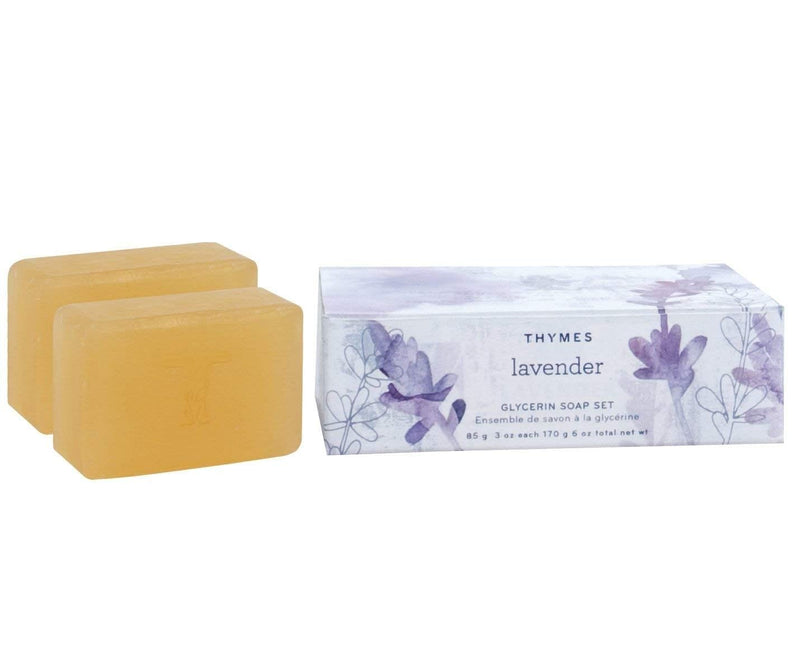 Two Bar Soap Set, Lavender, 6-Ounce Box - Shelburne Country Store