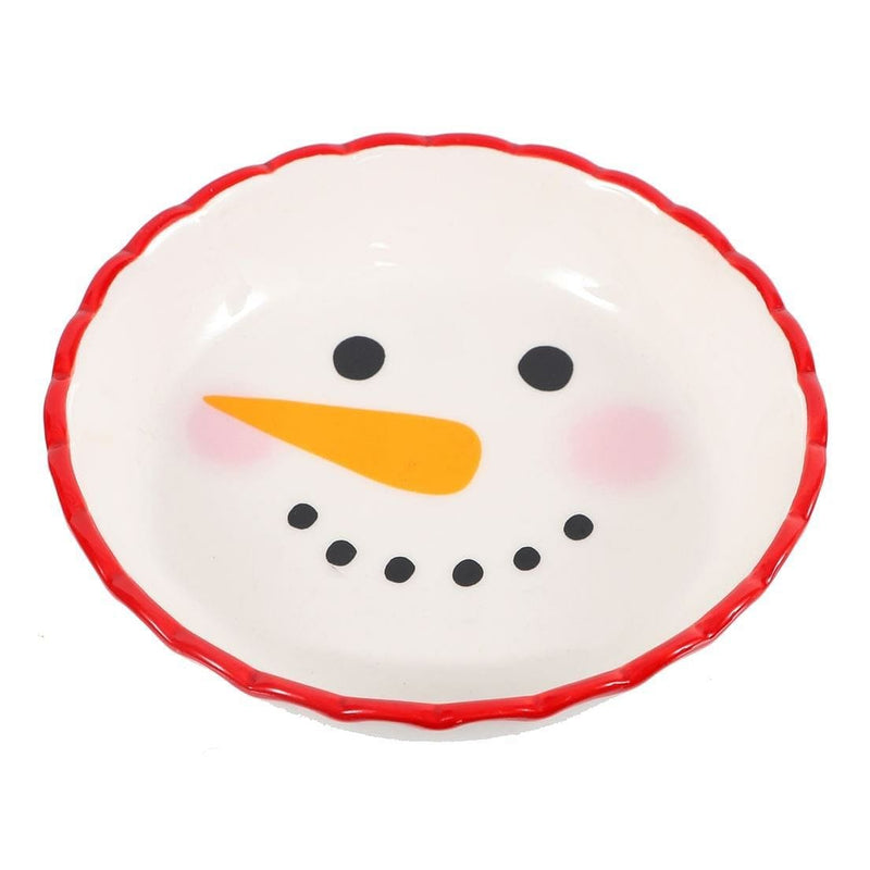 DEI Mini Snowman Pie Plate - Shelburne Country Store