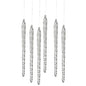 Silver Icicle Set Ornament - Shelburne Country Store