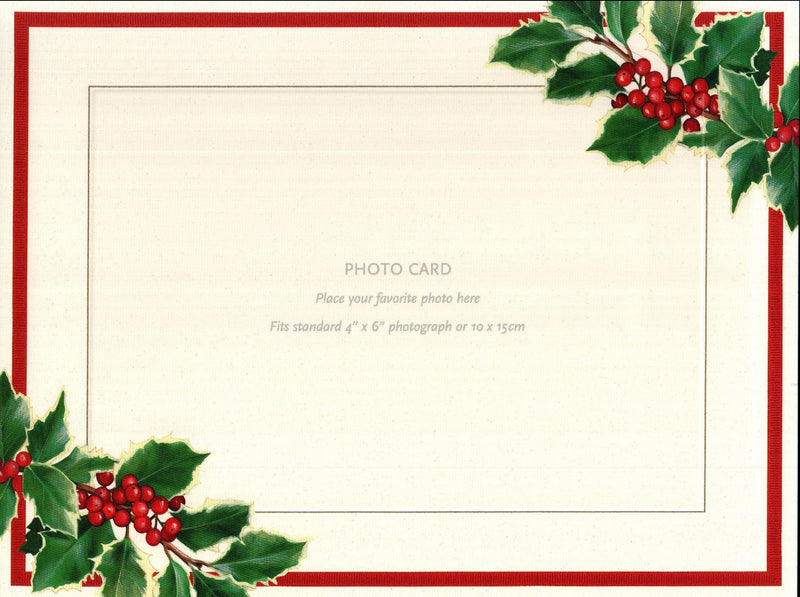 Holly Berries (Photo Card) - Shelburne Country Store