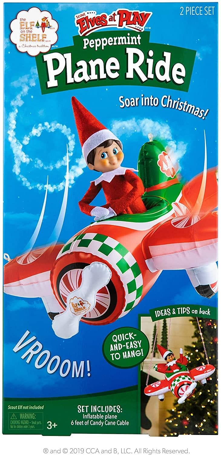 Elf on the Shelf Peppermint Plane Ride - Shelburne Country Store