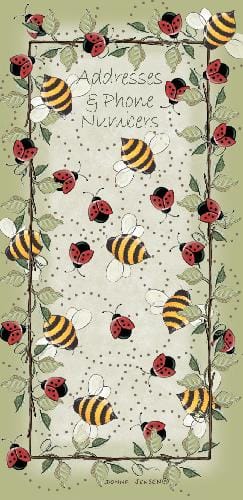 Address Book - Lucky Ladybugs and Bees - Shelburne Country Store