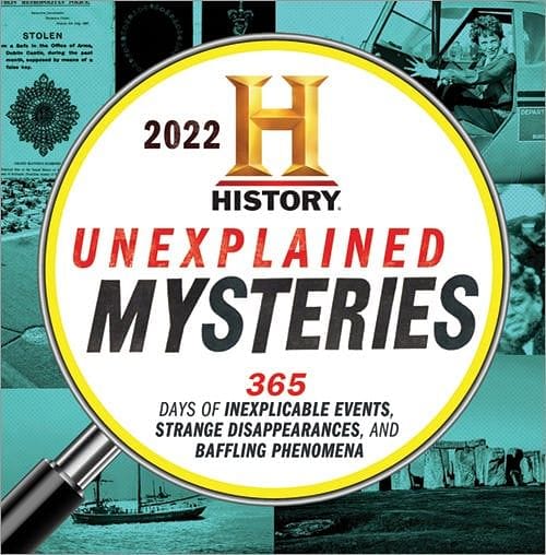 2022  History Channel Unexplained Mysteries Page A Day Calendar - Shelburne Country Store