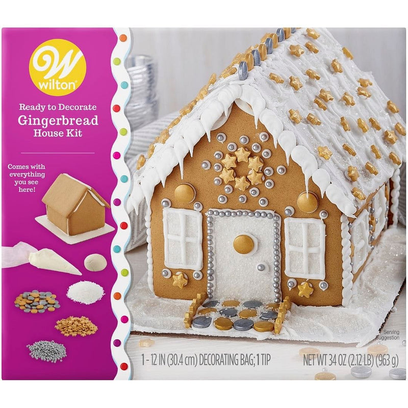 Wilton Ready to Decorate Dazzling Gingerbread House Decorating Kit - Shelburne Country Store