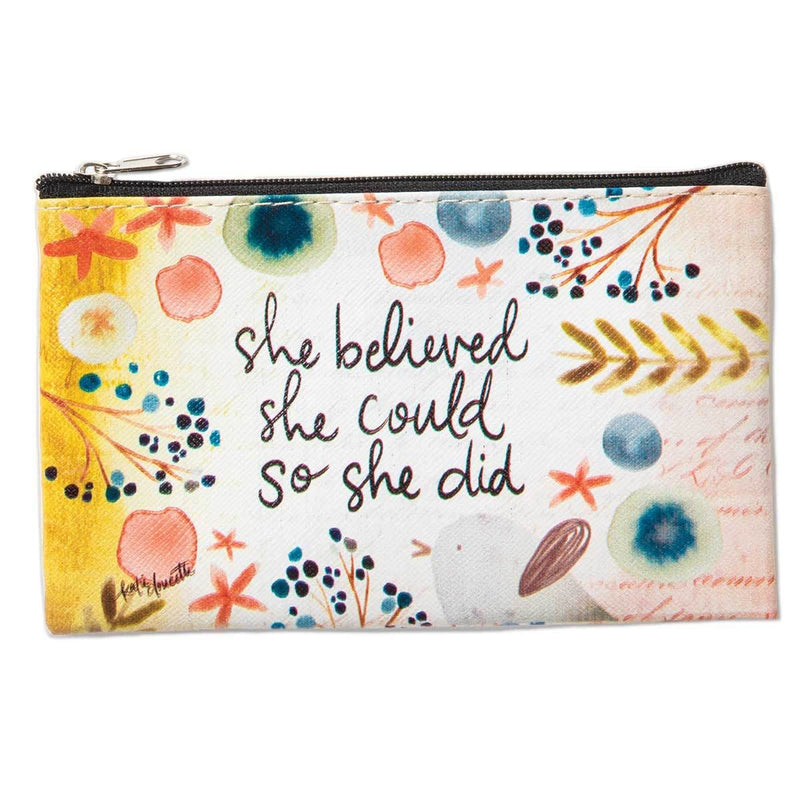 So She Did Zippered Coin Purse - Shelburne Country Store