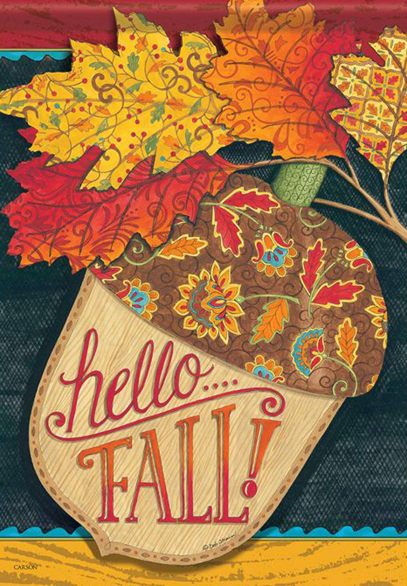 Hello Fall - Large Flag - Shelburne Country Store