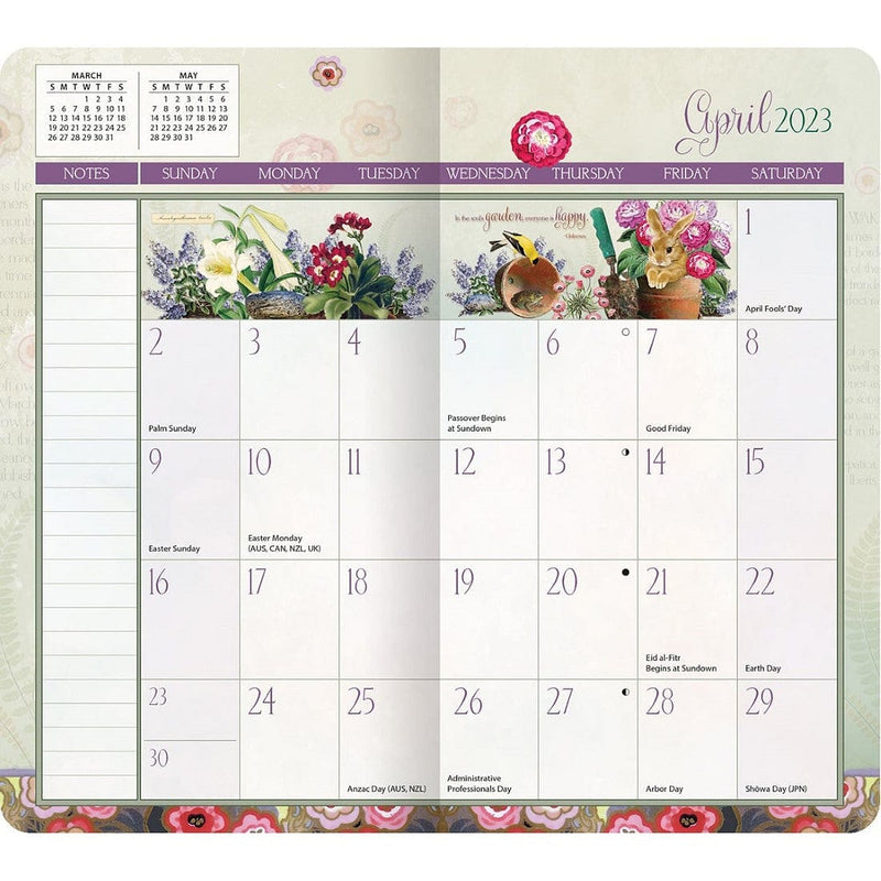 Garden Botanicals 2023 Two Year Planner - Shelburne Country Store