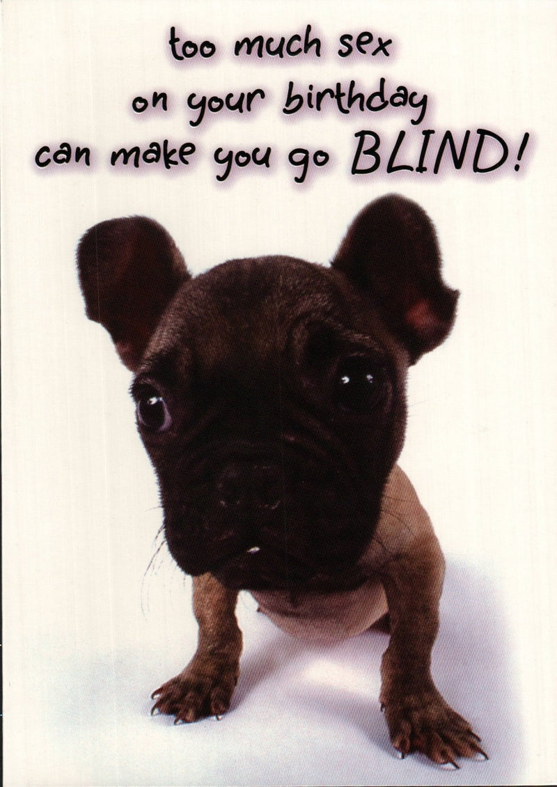 Birthday Card - Go Blind - Shelburne Country Store