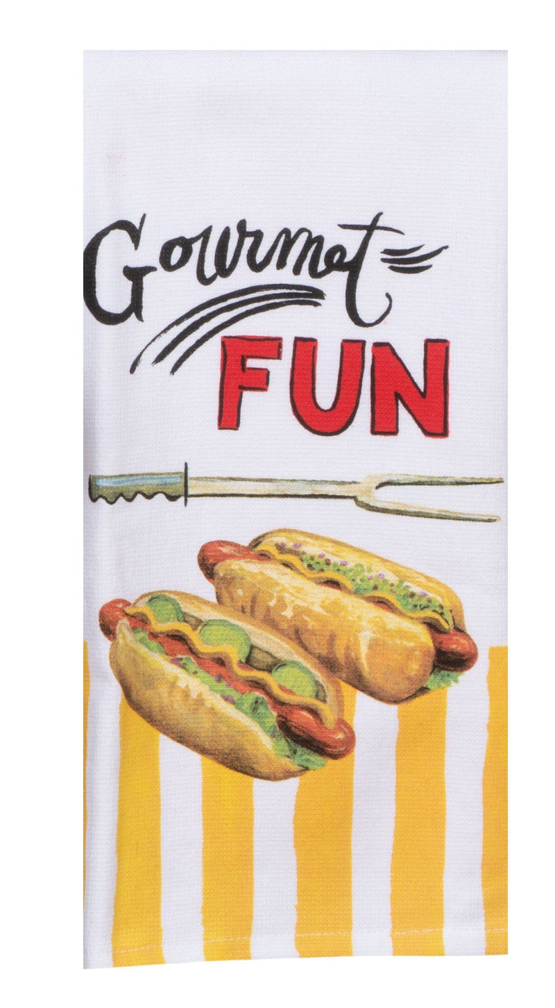 BBQ Time Gourment Fun Dual Purpose Terry Towel - Shelburne Country Store