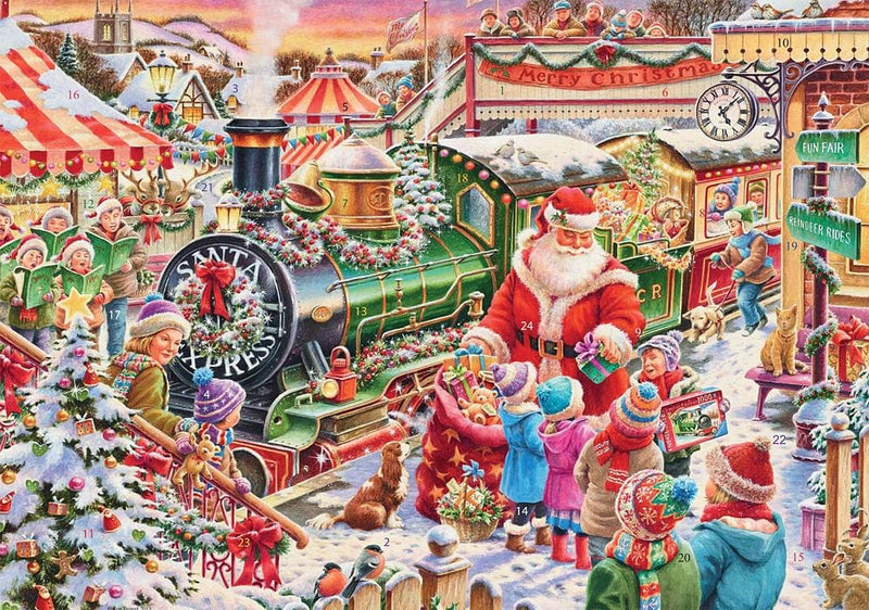 Santa's Train Advent Calendar - Shelburne Country Store