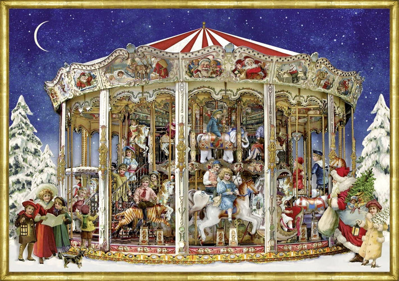 Christmas Carousel Puzzle - 1000 piece - Shelburne Country Store