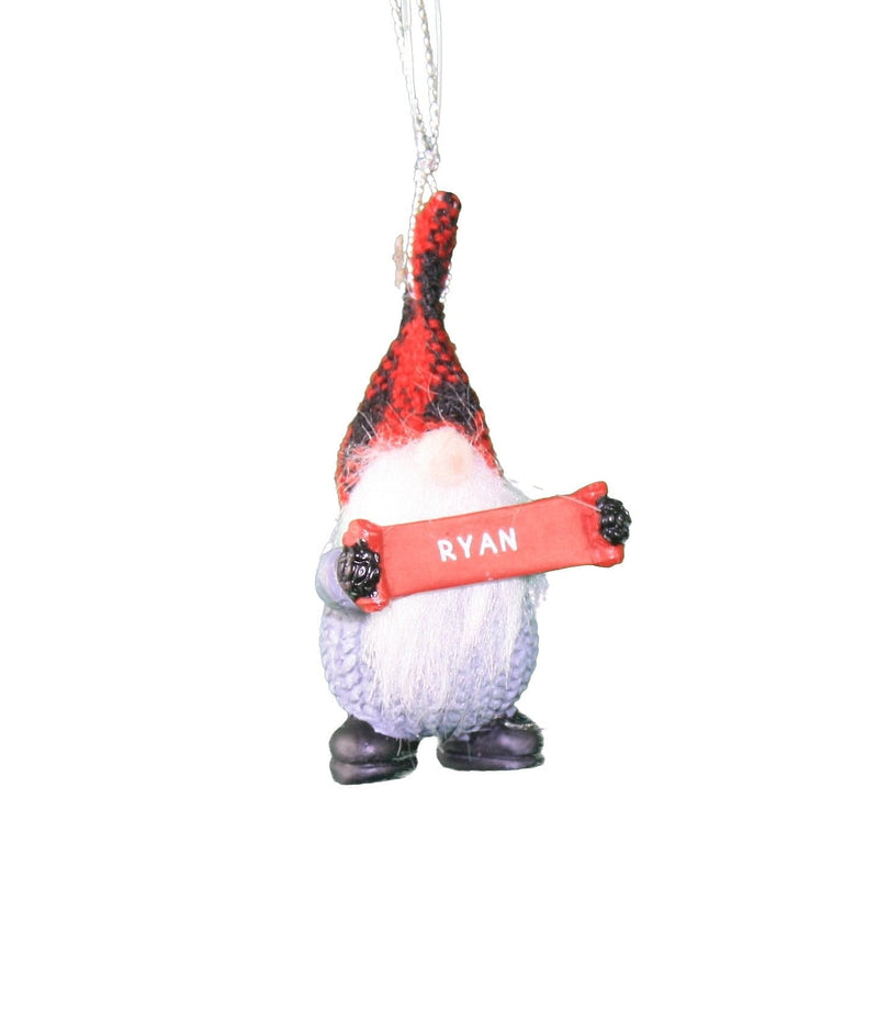 Personalized Gnome Ornament (Letters R-Z) - - Shelburne Country Store