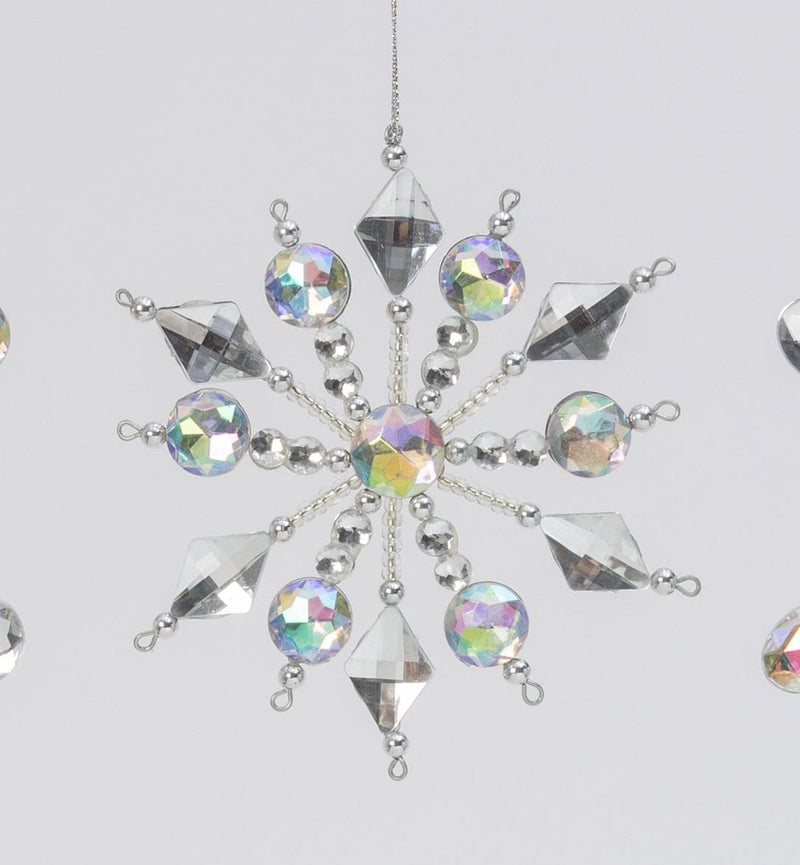 5" Snowflake Ornament - Diamond - Shelburne Country Store