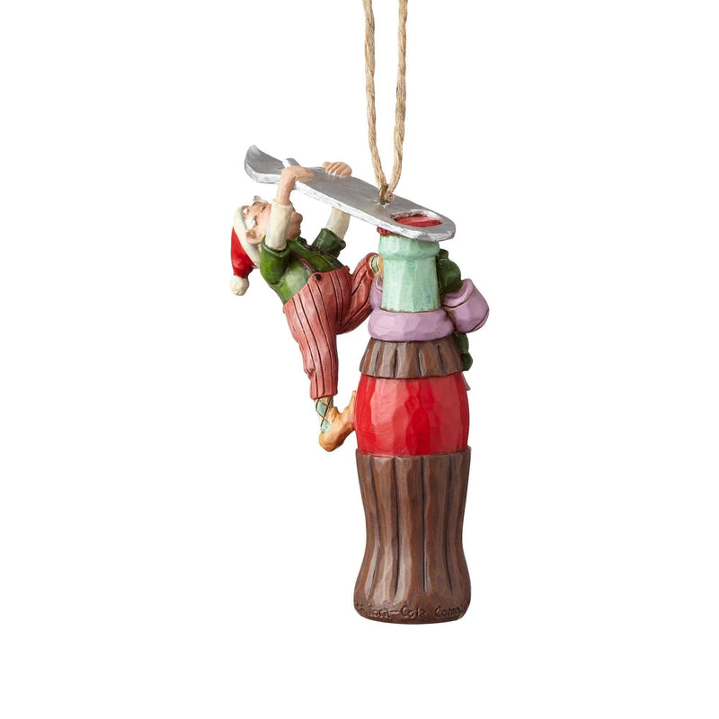 Coca Cola Elf Bottle Ornament - Shelburne Country Store