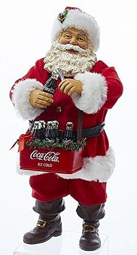 Santa Opening Coke Table Piece - Shelburne Country Store