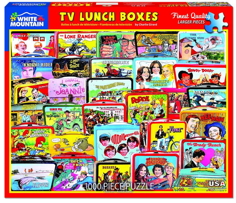 TV Lunch Boxes - 1000 Piece Jigsaw Puzzle - Shelburne Country Store