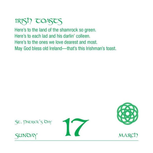 365 Things to Love about being Irish - 2019 Page a day Calendar - Shelburne Country Store