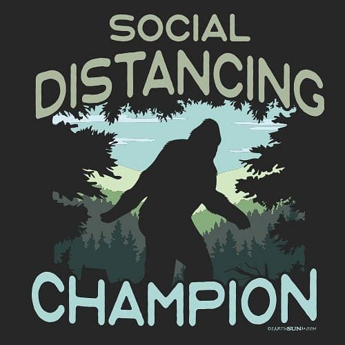 Social Distancing Champ T Shirt - - Shelburne Country Store