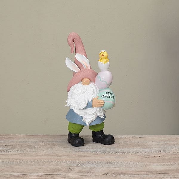 Easter Gnome Holding a stack of eggs - Shelburne Country Store