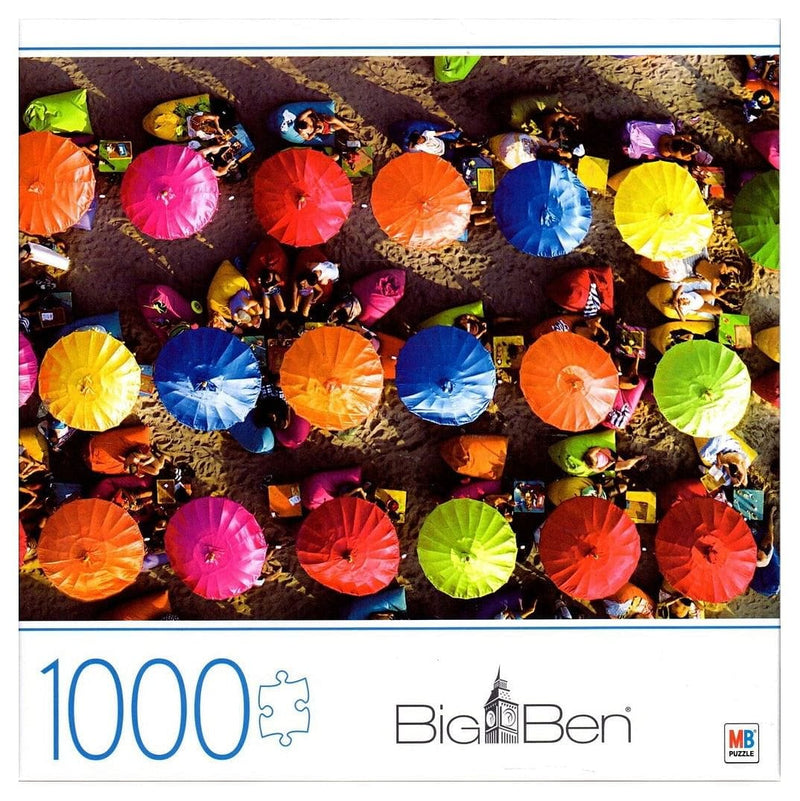 Big Ben 1000-Piece Jigsaw Puzzle - Colorful Umbrellas in Bali - Shelburne Country Store