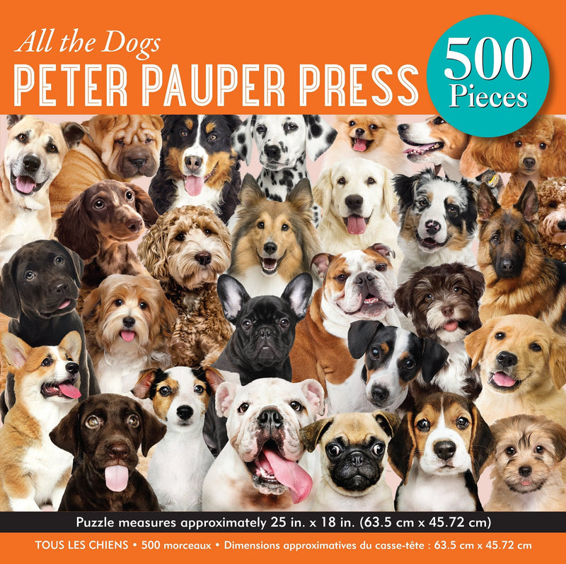 All The Dogs - 500 Piece Puzzle - Shelburne Country Store