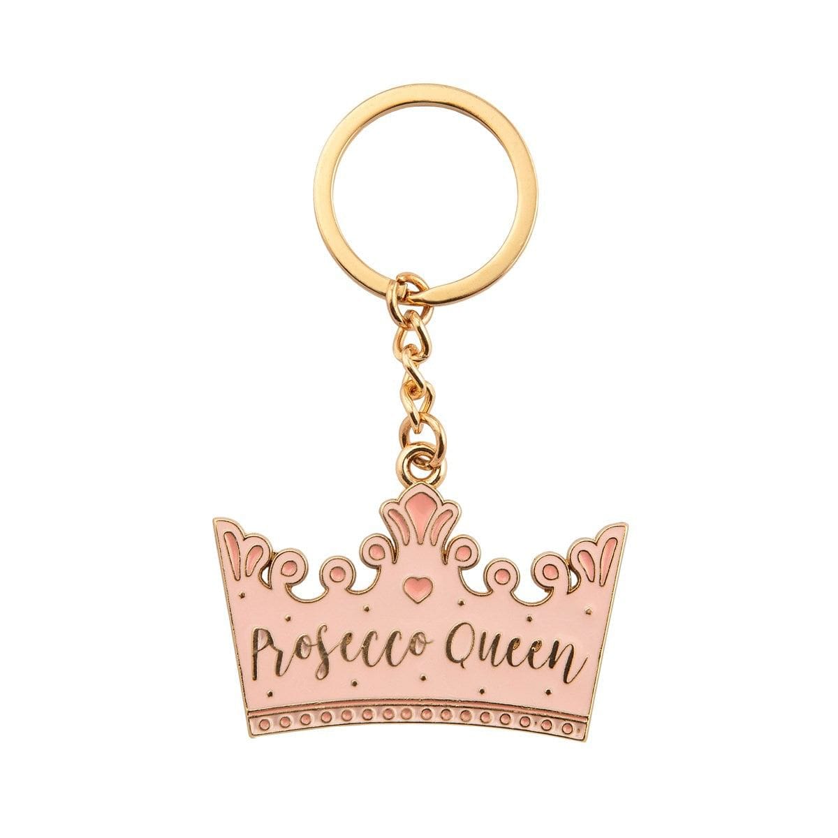 Prosecco Queen Crown Enamel Keychain - Shelburne Country Store