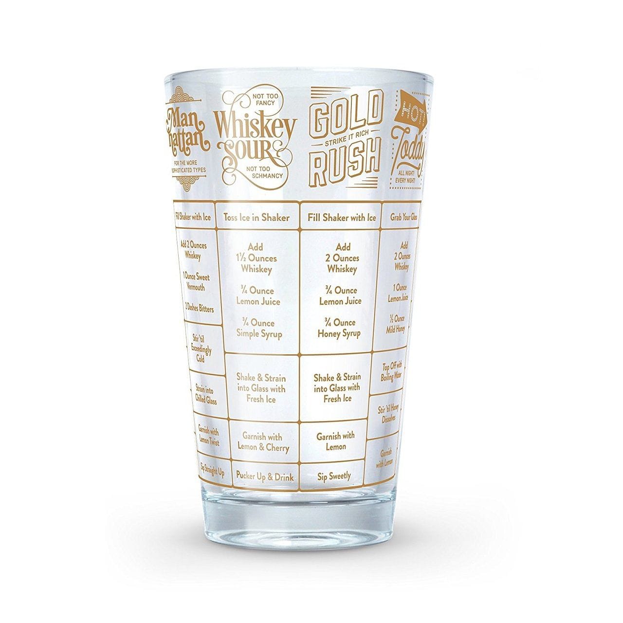 Good Measure Recipe Glass - - Shelburne Country Store