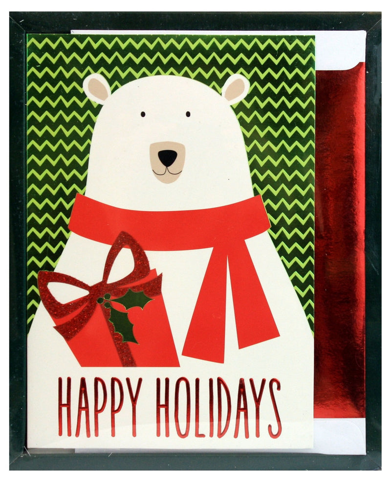 18 Count Luxury Favorites - Happy Holidays Polar Bear - Shelburne Country Store